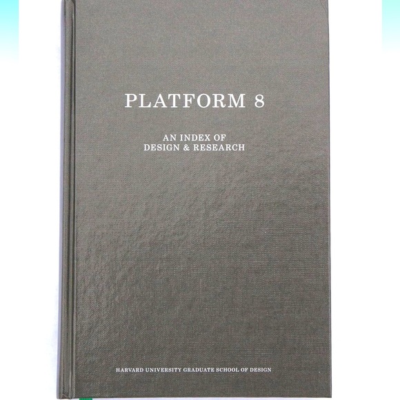 GSD Platform 8: An Index of Design & Research hardcover book New - Picture 1 of 3